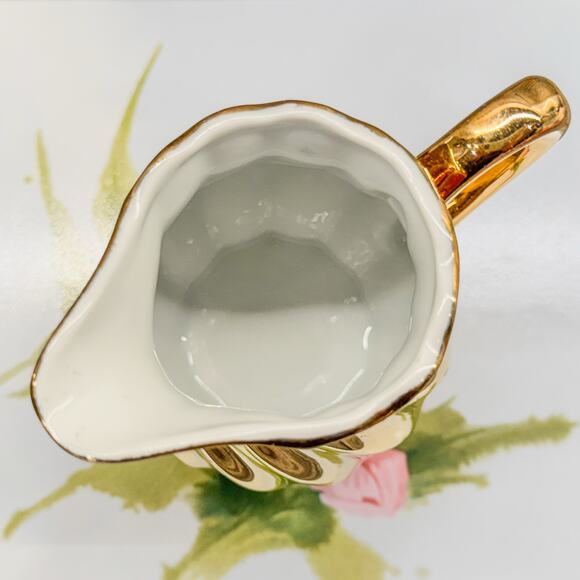 1950’s Vintage Gold-Plated Pitcher-Fred Roberts Company San Francisco-Japan - Picture 2 of 7